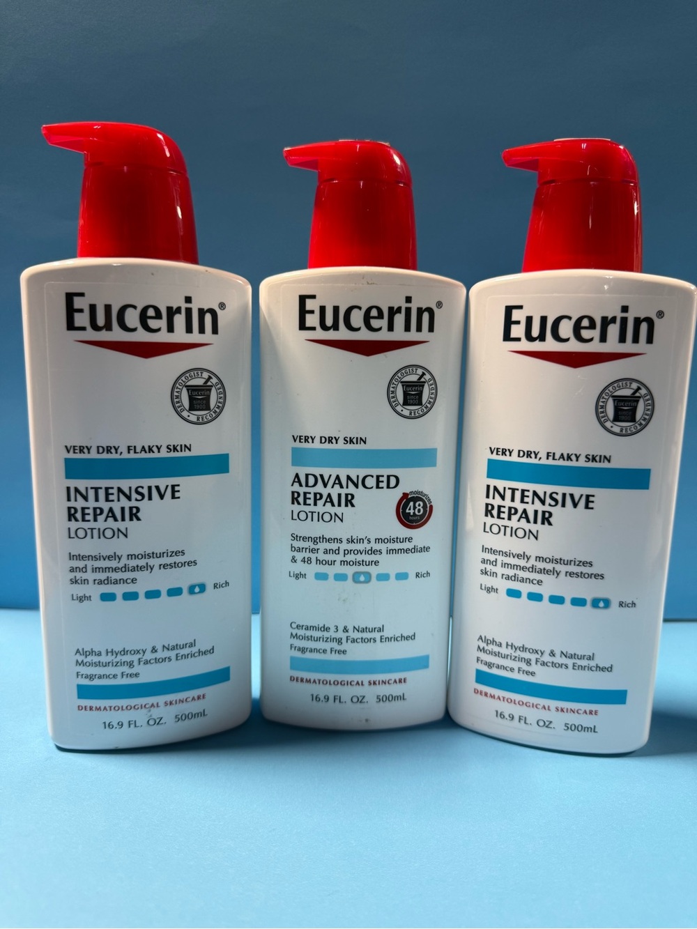 Eucerin Kids Intensive Repair Lotion – White Bottle with Red Pump